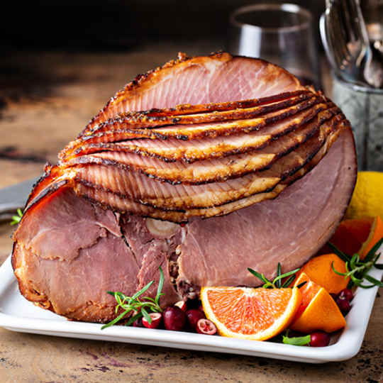 Smoked Spiral Cut Hams (6lb-8lb) - Smoked spiral cut ham ready to go! would be perfect for your family of 6-8!
