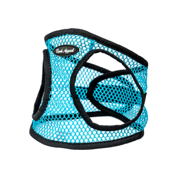 Bark Appeal Step In Netted Pet Harness - Turquoise - L