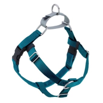 2 Hounds Design Freedom No-Pull Dog Harness - Teal - L