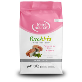 NutriSource PureVita Grain Free Salmon & Peas Dry Dog Food - 5lb
