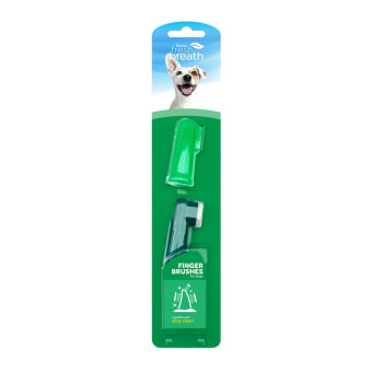 TropiClean Fresh Breath Finger Brush for Dogs