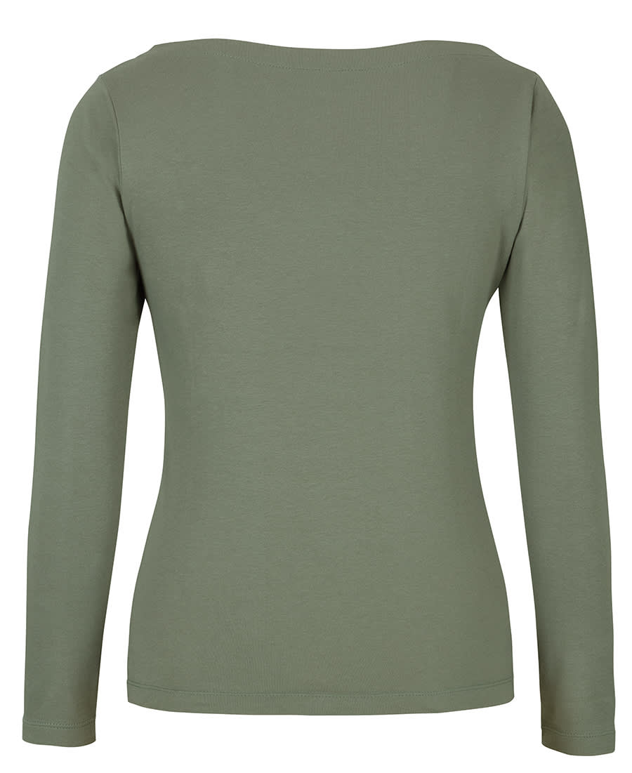 C of C Ladies L/S Boat Neck Tee - 1BTL Image