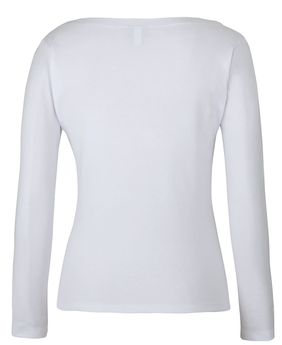 C of C Ladies L/S Boat Neck Tee - 1BTL Image