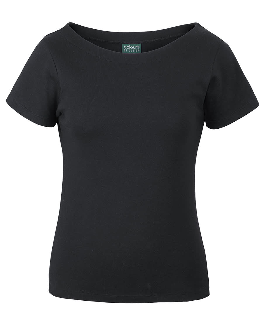 C of C Ladies Boat Neck Tee - image 1