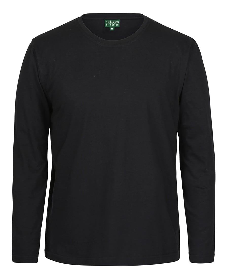 C of C Long Sleeve Non-Cuff Tee - 1LSNC Image Black