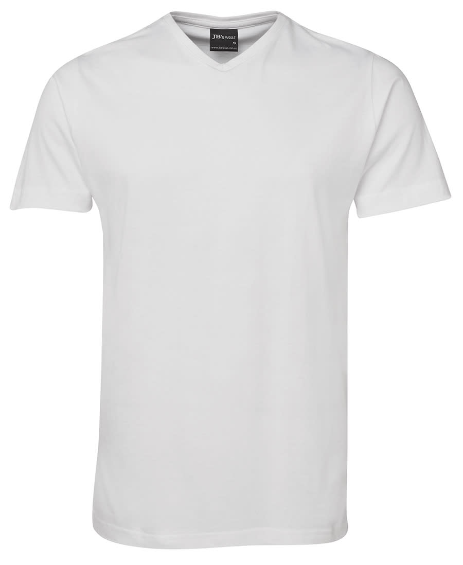 JB's V-Neck Tee - 1VT Image White