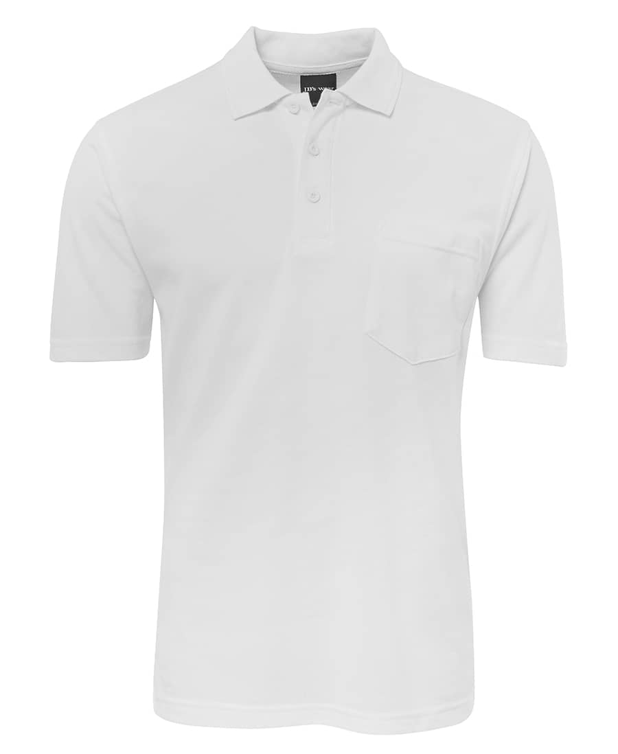 JB's 210 Pocket Polo - 210P Image White