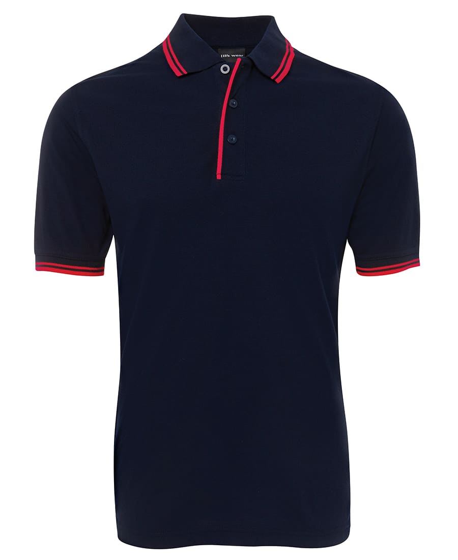 JB's Contrast Polo - 2CP Image Navy/Red