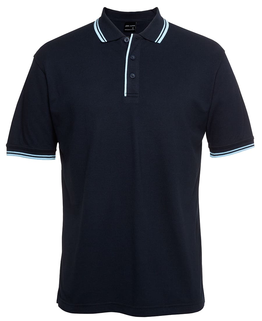 JB's Contrast Polo - 2CP Image Navy/Light Blue