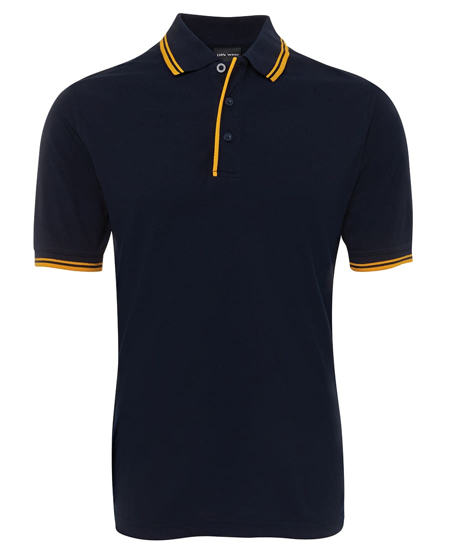 JB's Contrast Polo - 2CP Image Navy/Gold