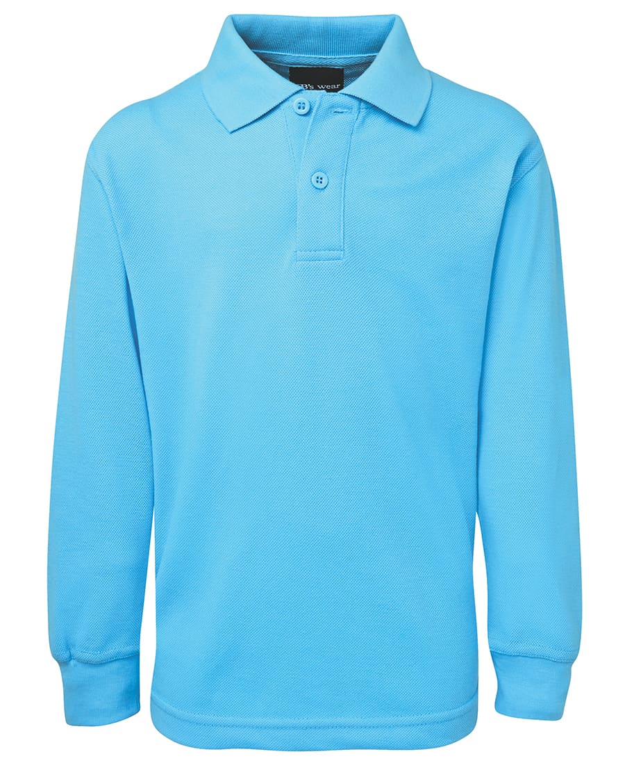 JB's Kids L/S 210 Polo - 2KLP Image Light Blue