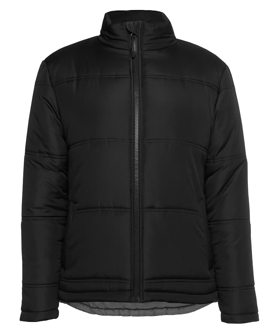 JB's Ladies Adventure Puffer Jacket - 3ADJ1 Image Black/Grey