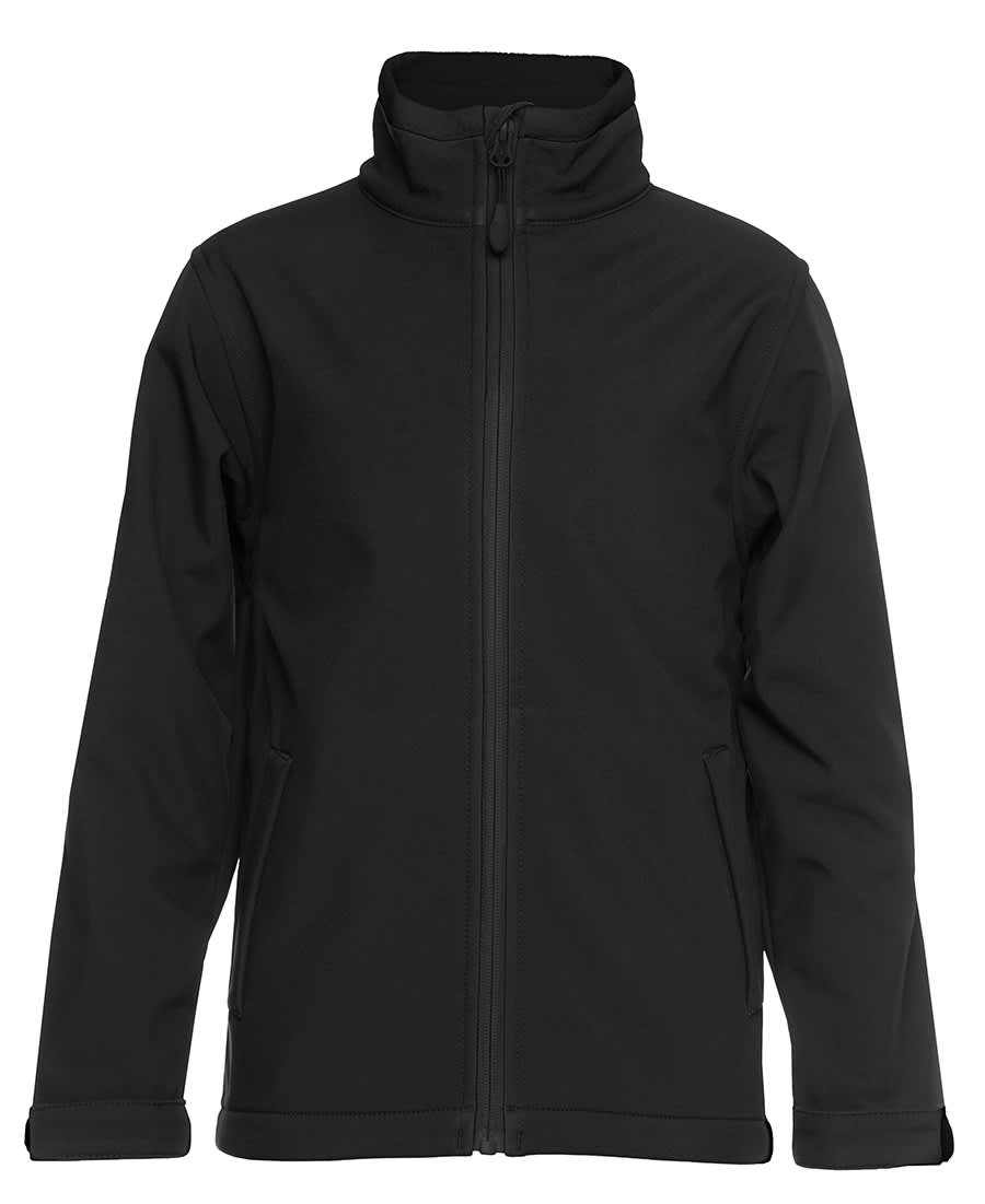 Podium Adults & Kids Three Layer Softshell Jacket - 3WSJ Image Black