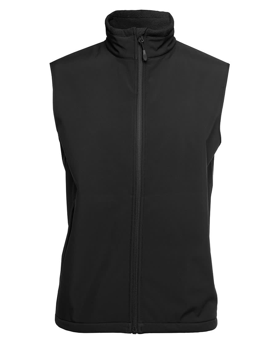 Podium Three Layer Softshell Vest - 3WSV Image Black