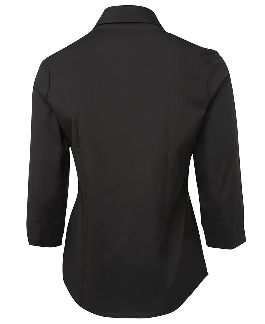 Alternative view of JB's Ladies Urban 3/4 Poplin Shirt Black