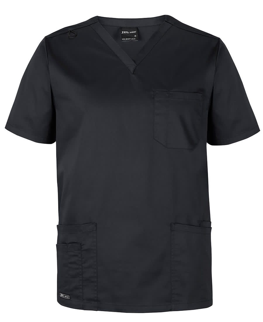 JB's Unisex Premium Scrub Top - 4SPT Image Black