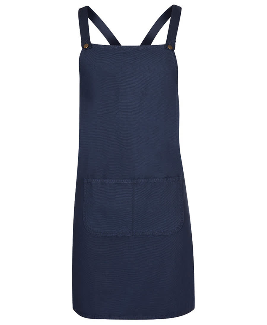 Cross Back Canvas Apron (Without Straps) 5ACBC | Navy