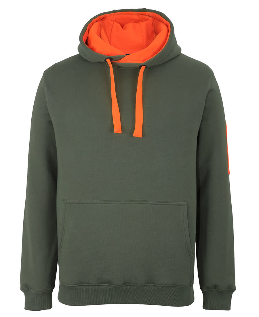 JB's 350 Premium Trade Hoodie - 6CFH Image Army/Orange