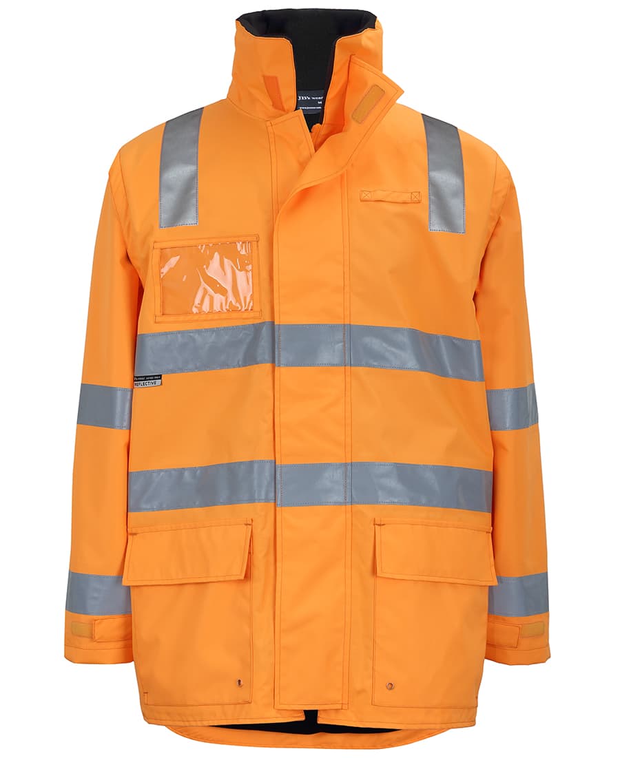 JB's AUST. Rail (D+N) Zip Off Sleeve Longline Jacket - 6DARL Image Orange