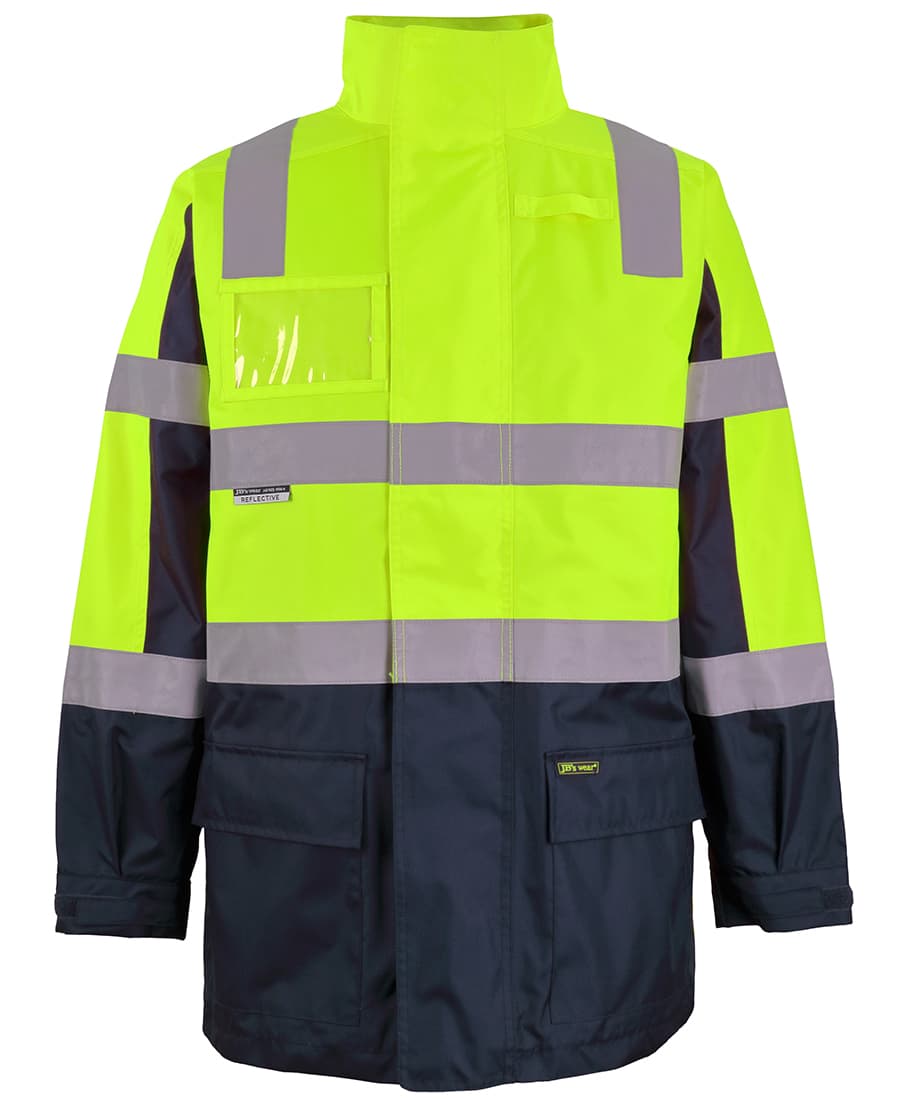 JB's Hi Vis (D+N) Visionary Jacket - 6DNCJ Image Lime/Navy