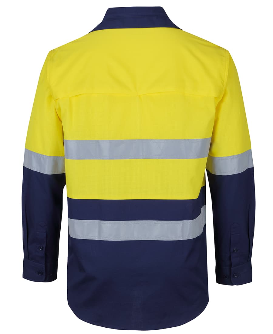 JB's Hi Vis (D+N) Ripstop L/S Fishing Shirt - 6DNRL Image