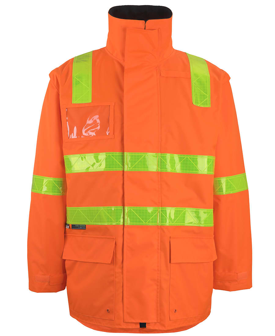 JB's VIC Road (D+N) Zip Off Sleeve Longline Jacket - 6DVRL Image Orange
