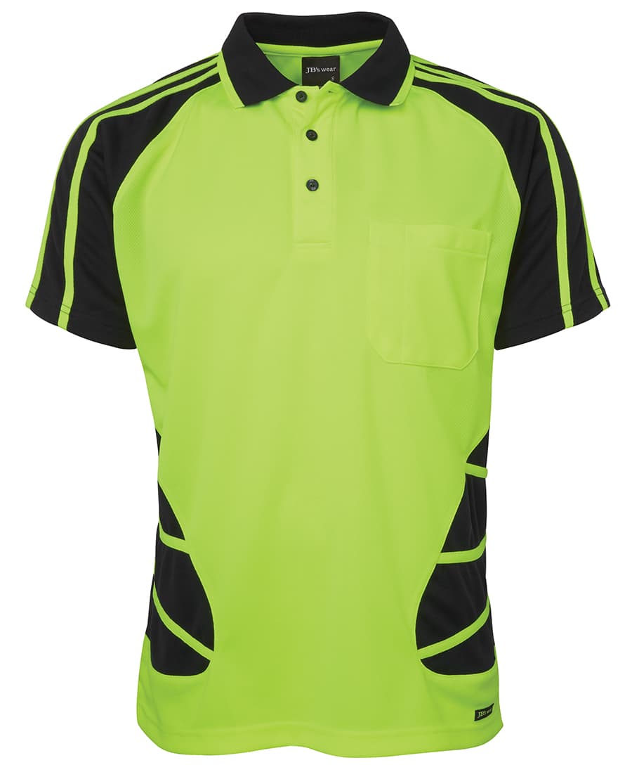 JB%27S HI VIS S/S SPIDER POLO