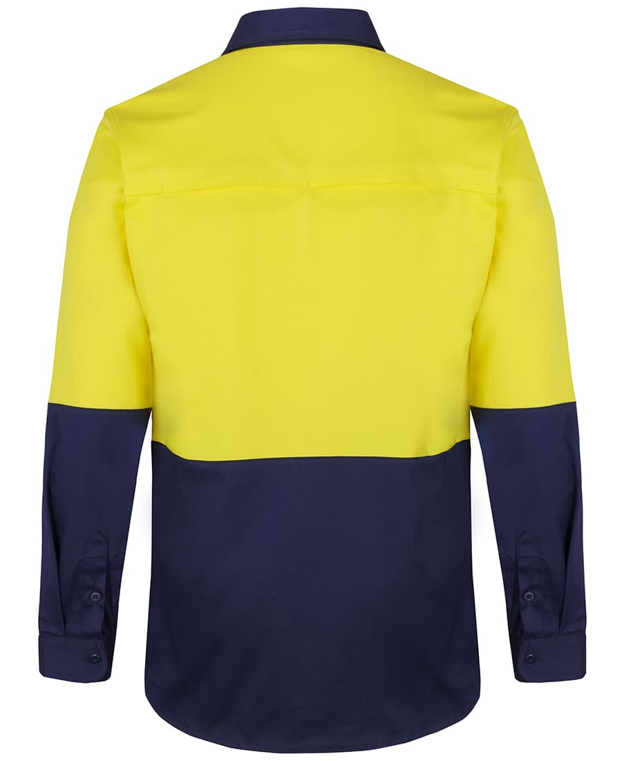 JB'S Hi VIs L/S Stretch Work Shirt - 6HSWL Image