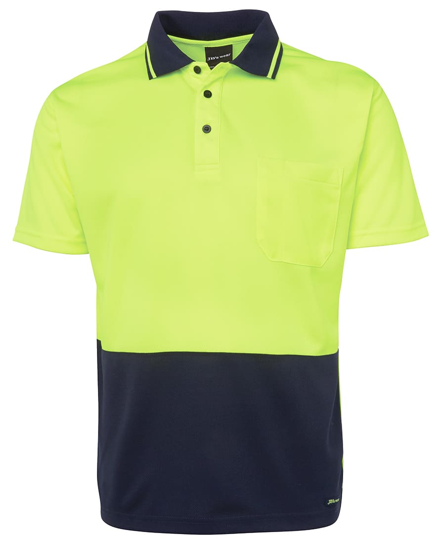 JB's Adults and Kids Hi Vis Non Cuff Traditional Polo - image 1