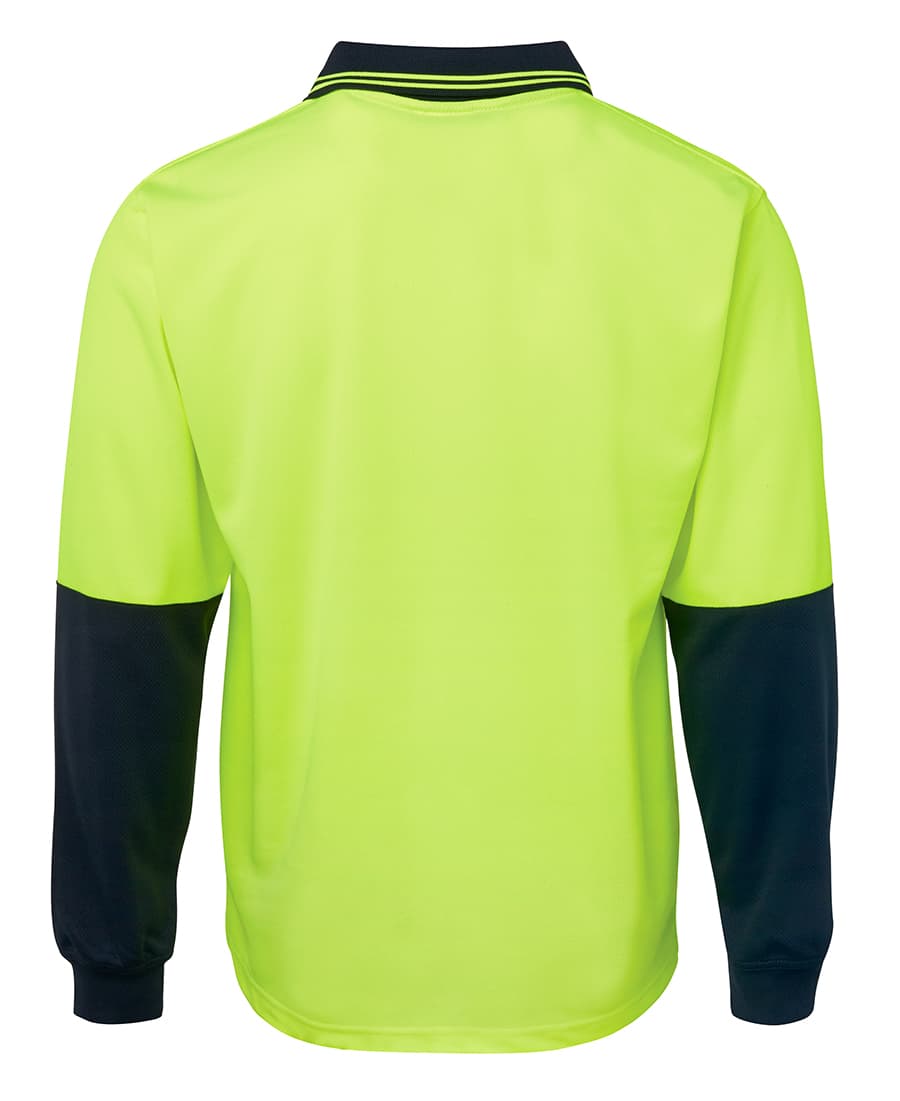 JB's Hi Vis L/S Traditional Polo - 6HVPL Image