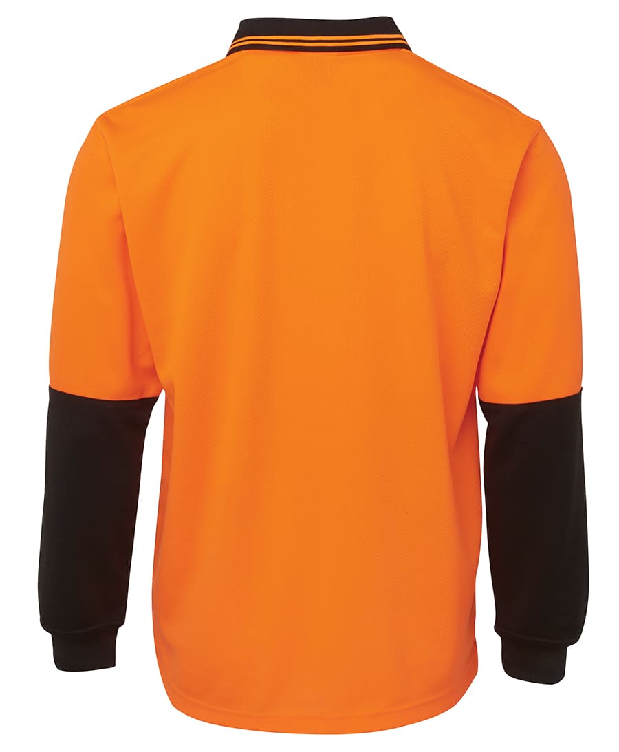 JB's Hi Vis L/S Traditional Polo - 6HVPL Image