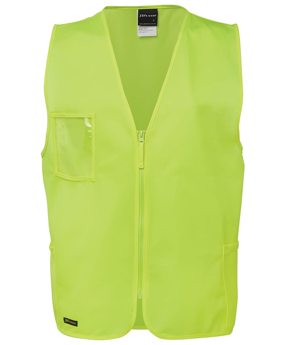 JB's Hi Vis Zip Safety Vest - image 1