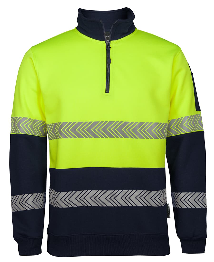 JB's Hi Vis ½ Zip Segmented Tape Fleecy - image 1