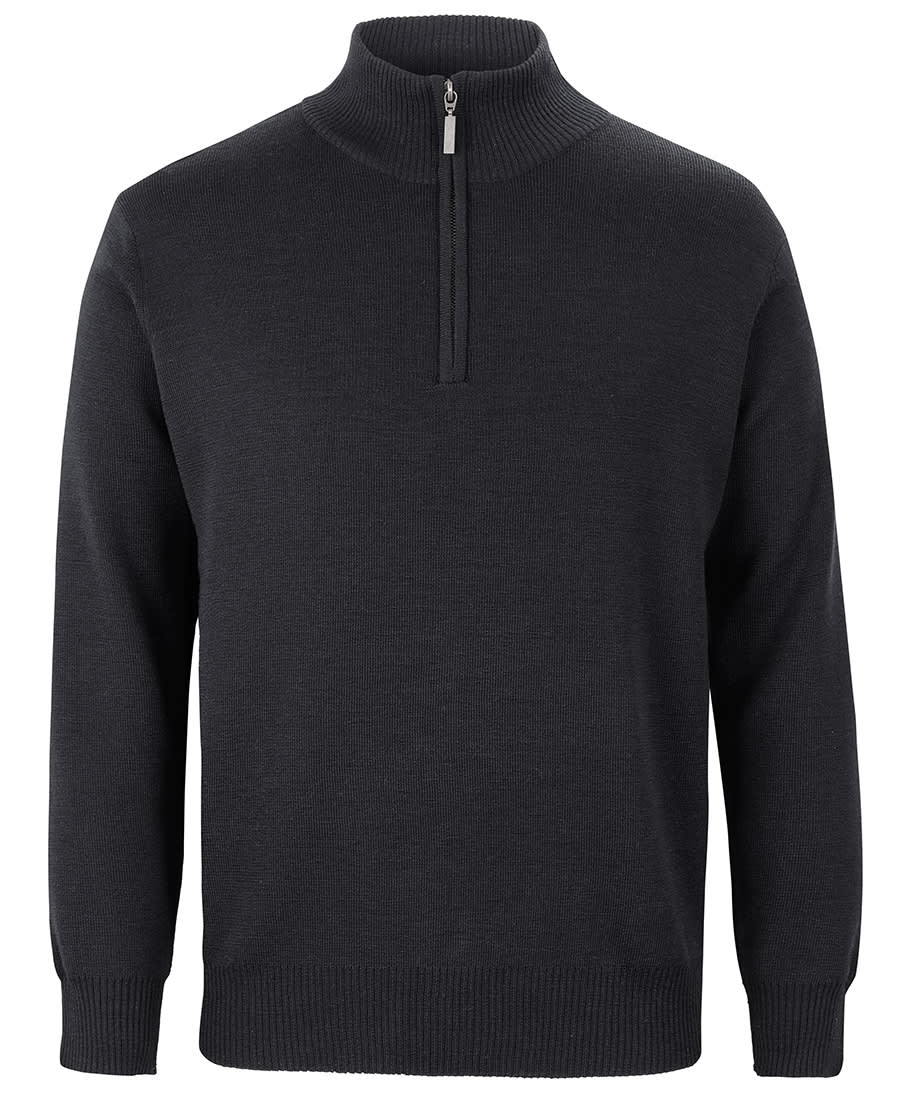 JB's Men's Corporate 1/2 Zip Jumper - 6JHZ Image Black