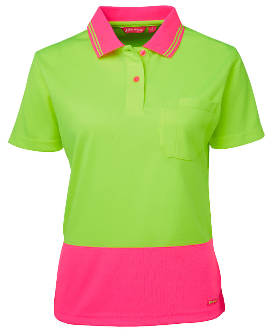 JB's Ladies Hi Vis S/S Comfort Polo - image 1
