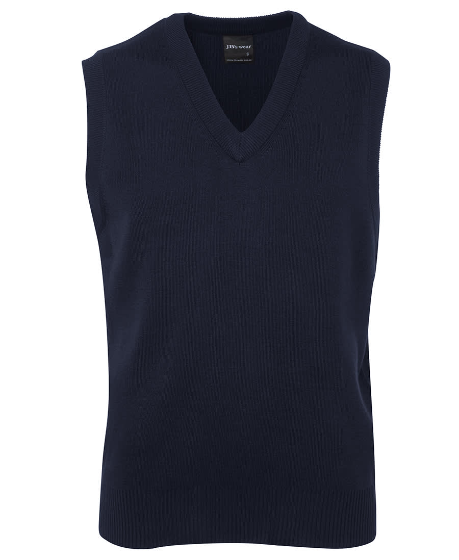 JB's Adults Knitted Vest - 6V Image Navy