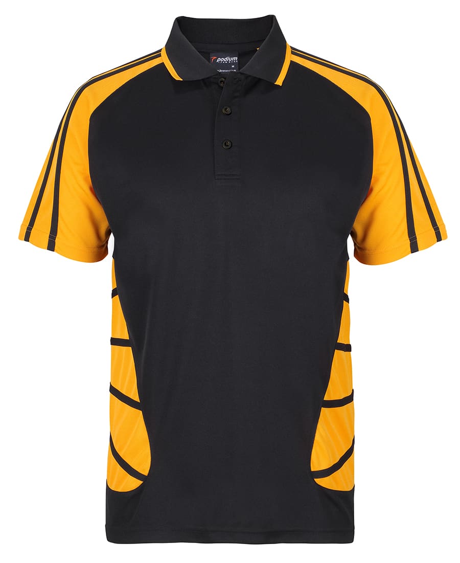 Podium Arachnid Polo - 7APS Image Black/Gold