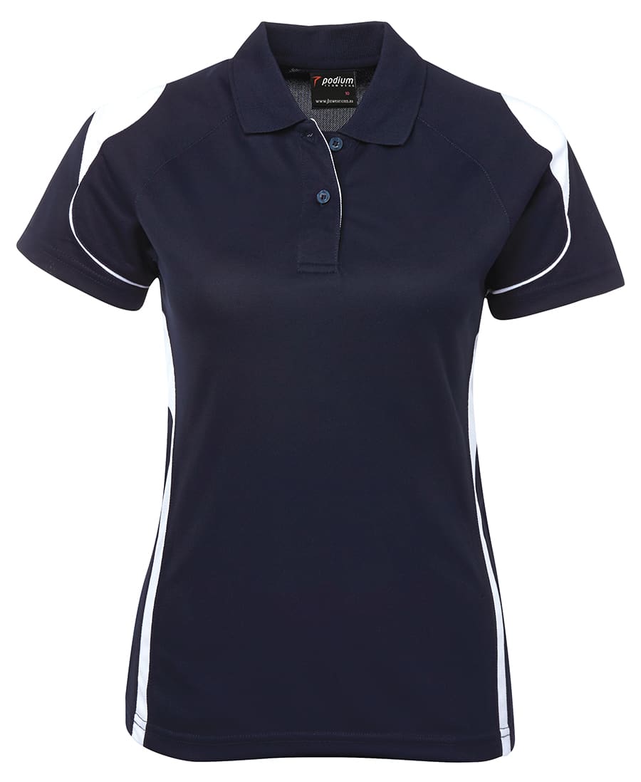 Podium Ladies Bell Polo - 7BEL1 Image Navy/White