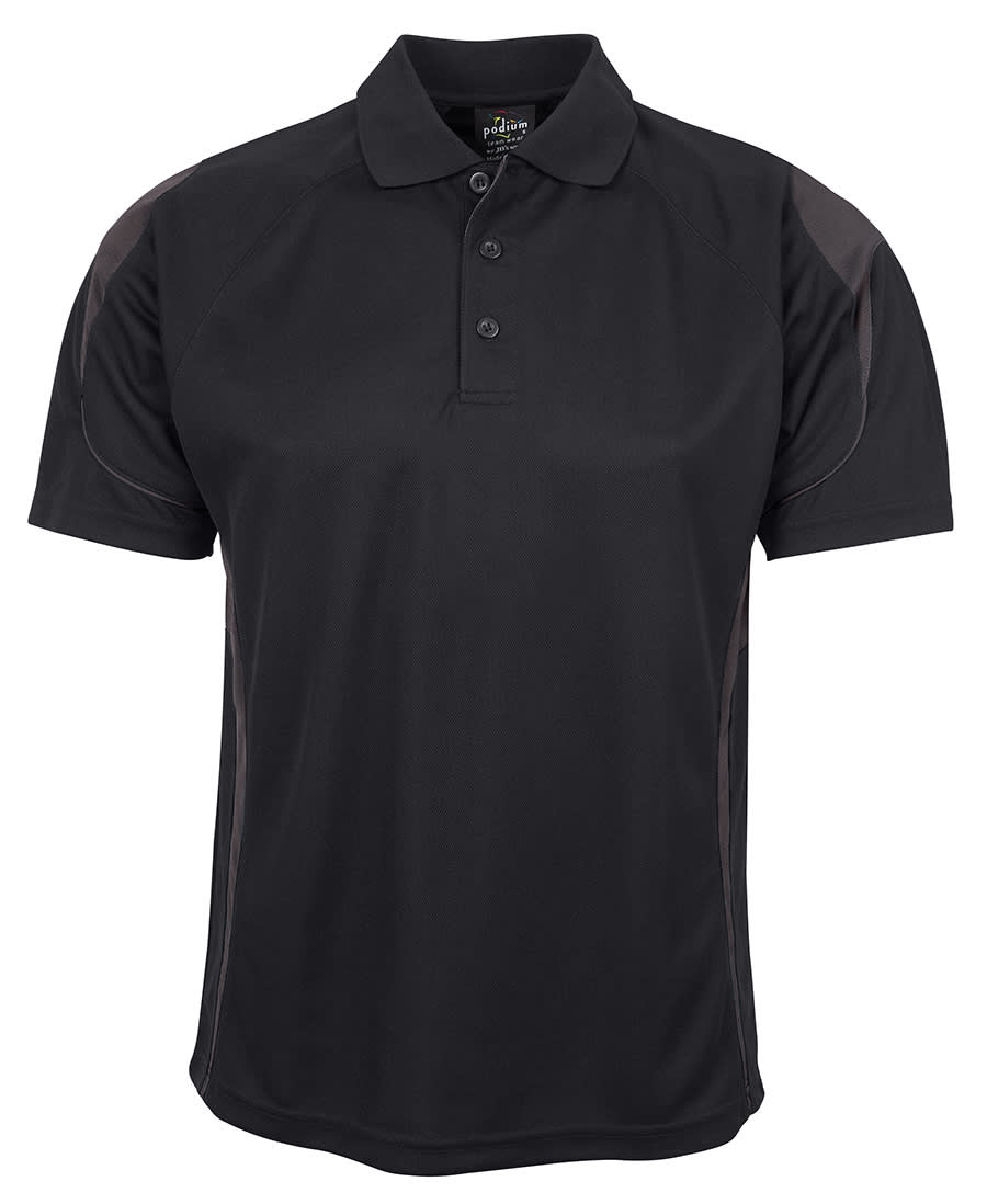 Podium Kids and Adults Bell Polo - 7BEL Image Black/Charcoal