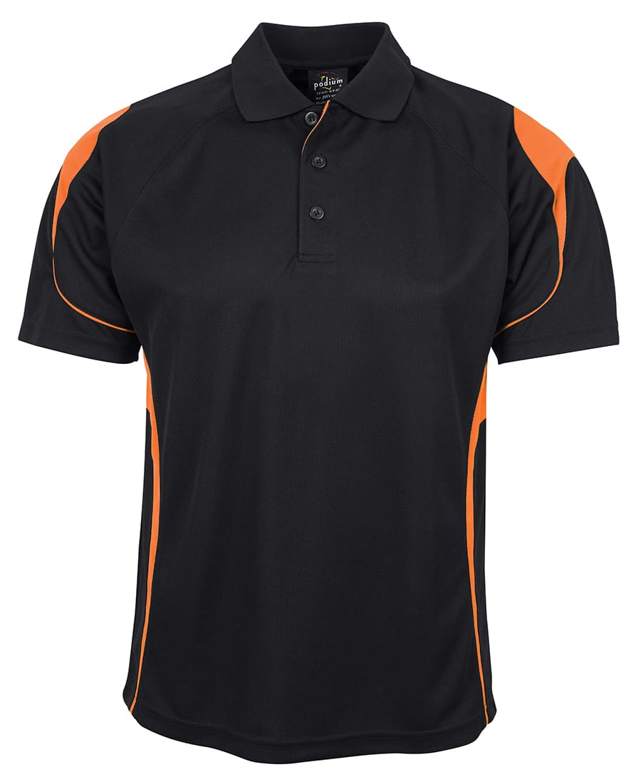 Podium Kids and Adults Bell Polo - 7BEL Image Black/Orange