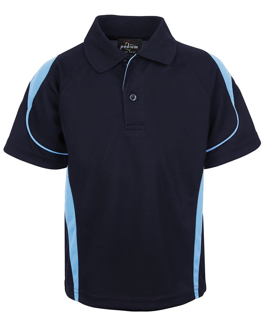 Podium Kids and Adults Bell Polo - 7BEL Image Navy/Light Blue