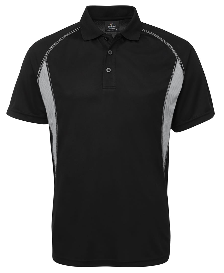 Podium Insert Polo - 7IP Image Black/Grey