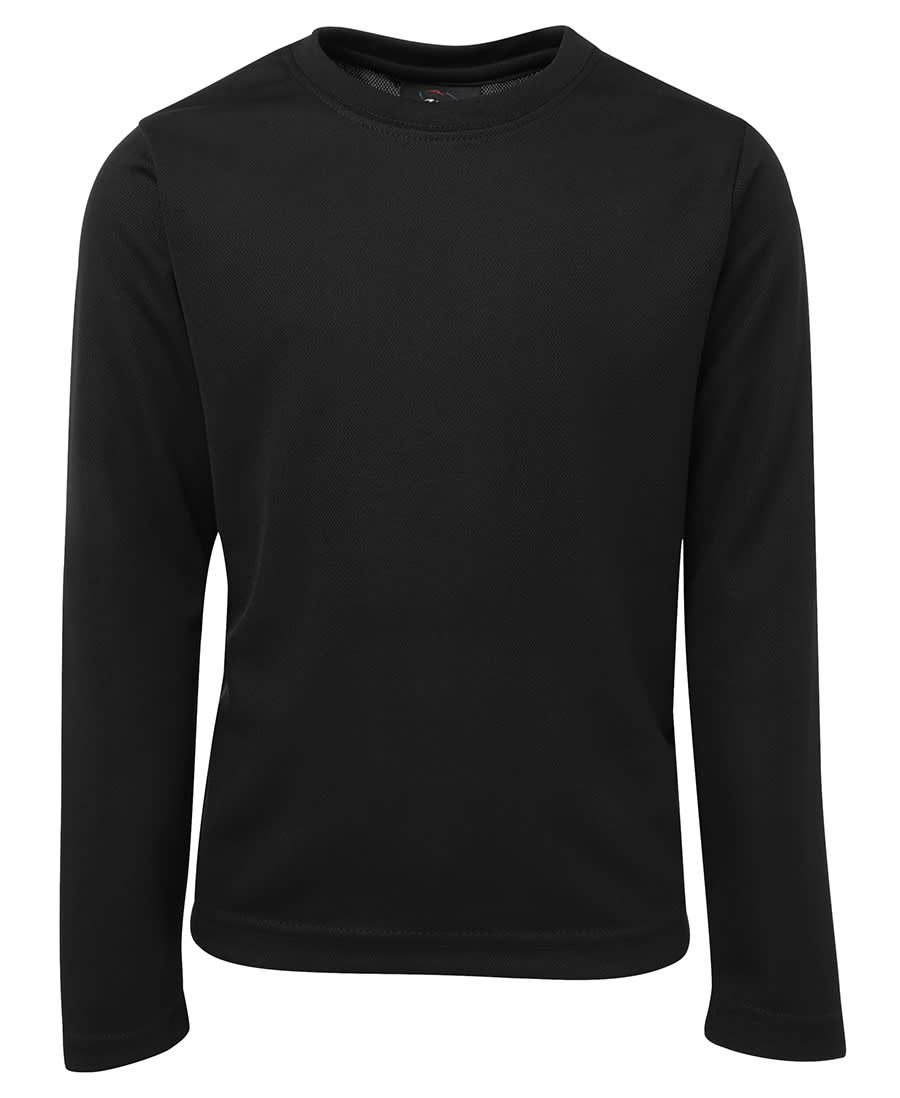 Podium L/S Poly Tee Navy