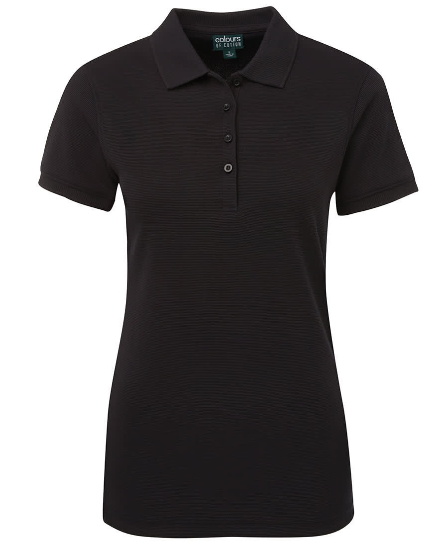 C of C Ladies Ottoman Polo - S2OP1 Image Black