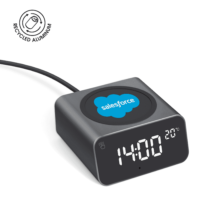 Reddi Alarm Clock & Wireless Charger 15Watt 'recycled aluminum'