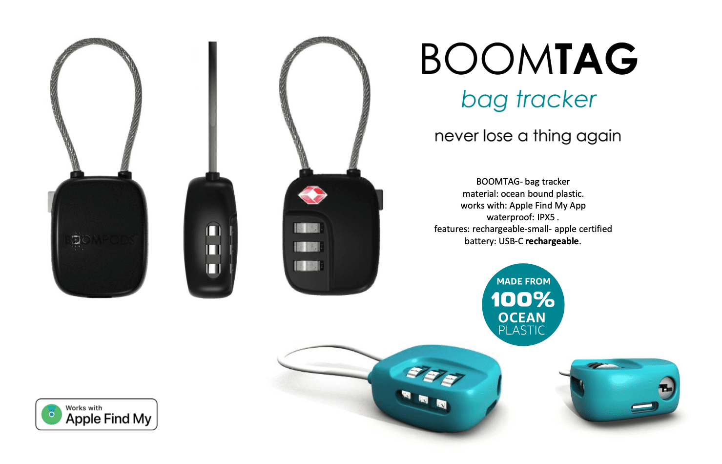 Alternative view of boomlock tracker 'Apple & Android'