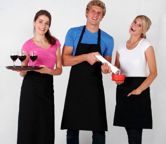 Full-bib Apron - 100% cotton canvas apron - AP403B Image 