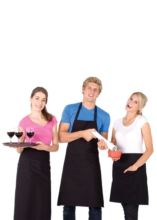 Long Waist Apron - 190 gsm poly/cotton