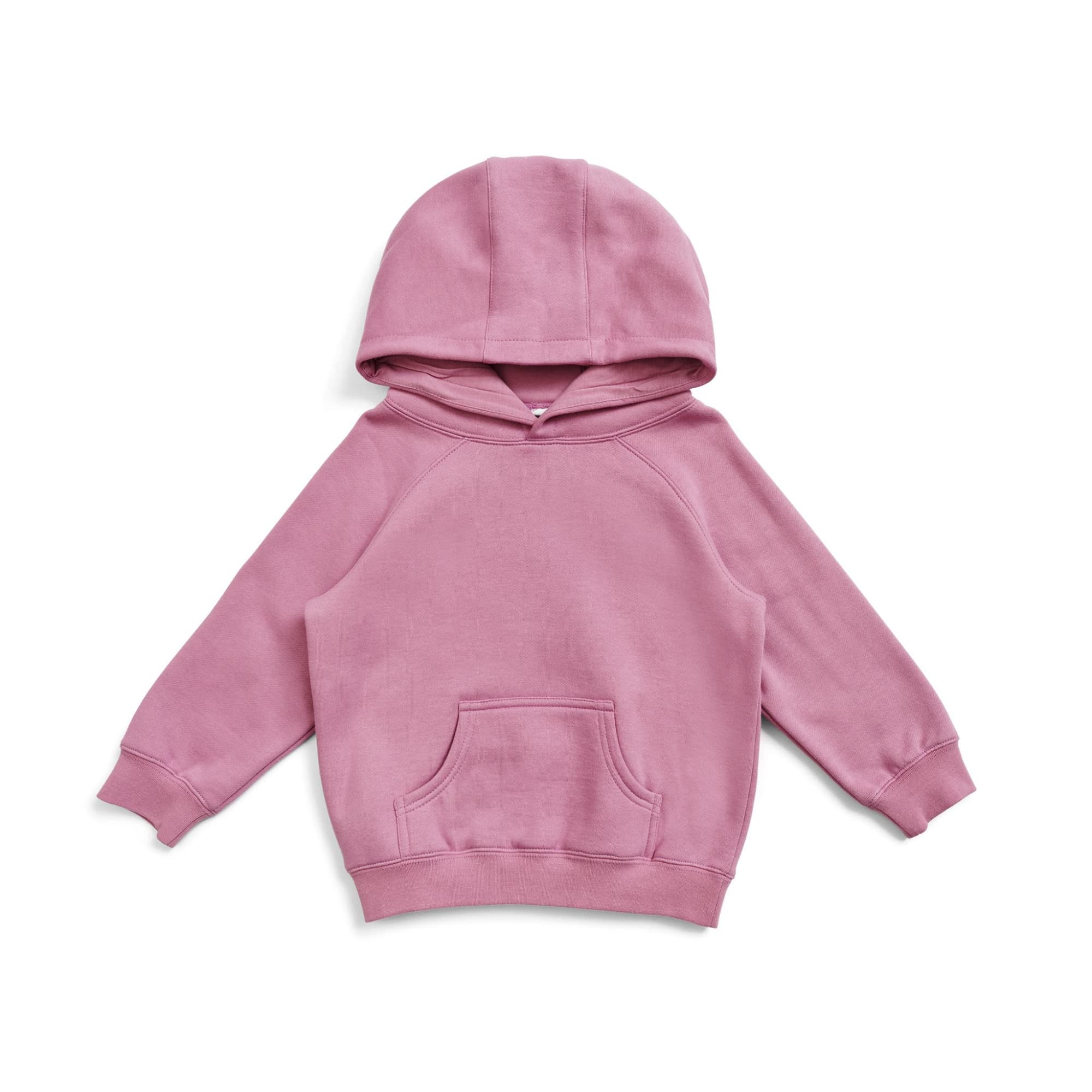 Babies' Cotton Care Kangaroo Pocket Hoodie - F130PP Image Cool Pink