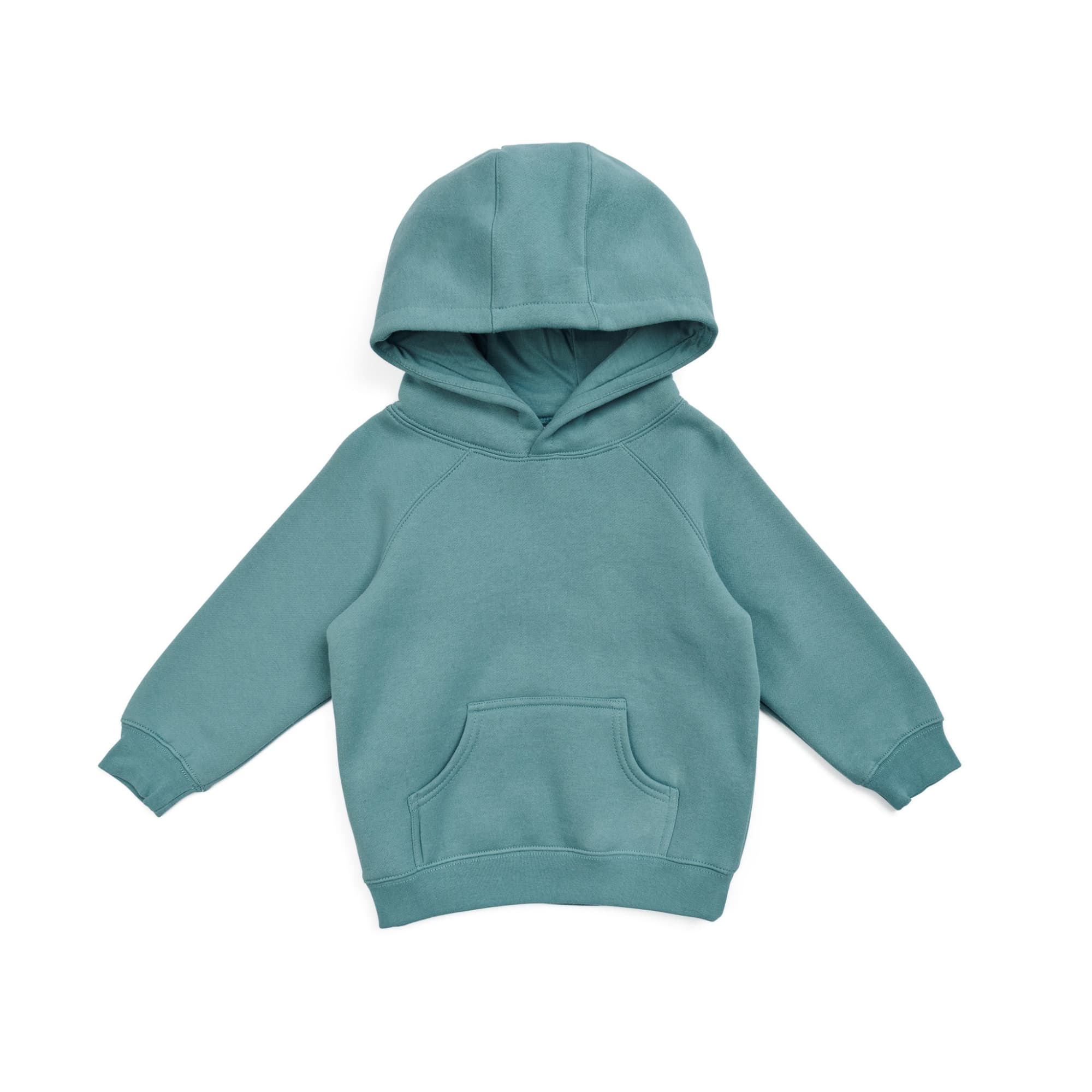 Babies' Cotton Care Kangaroo Pocket Hoodie - F130PP Image Slate Green